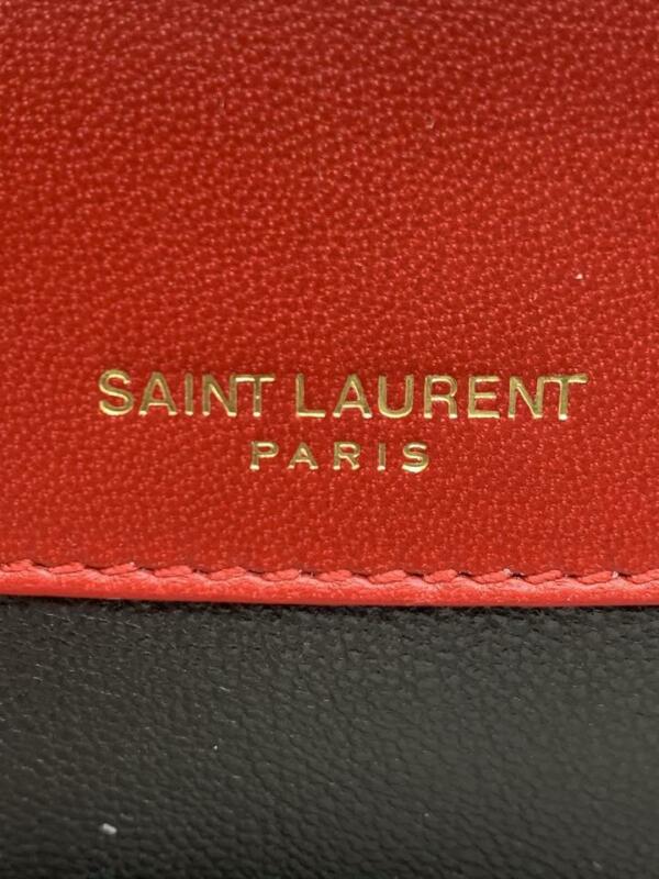 Saint Laurent Vicky Medium Monogram Matelasse Rouge Eros Red Leather Cross Body