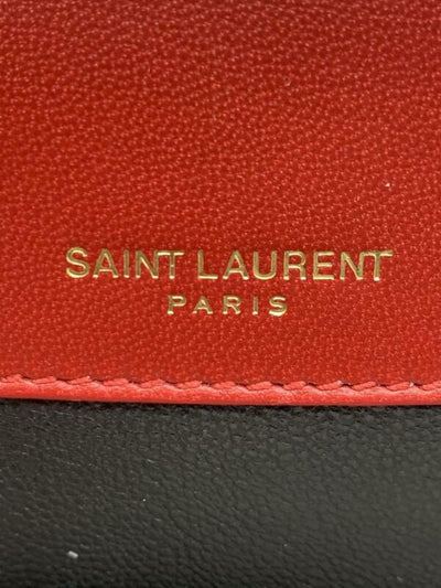 Saint Laurent Vicky Medium Monogram Matelasse Rouge Eros Red Leather Cross Body