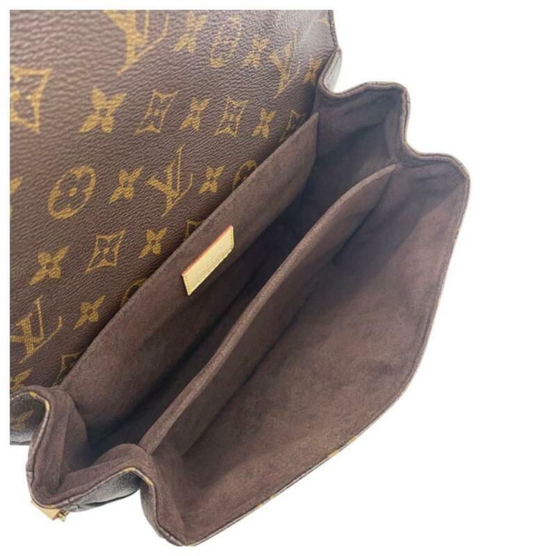 Louis Vuitton Pochette Metis Brown Monogram Canvas Shoulder Bag