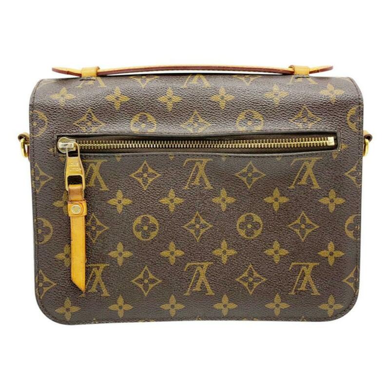 Louis Vuitton Crossbody Pochette Metis Brown Monogram Canvas Shoulder Bag