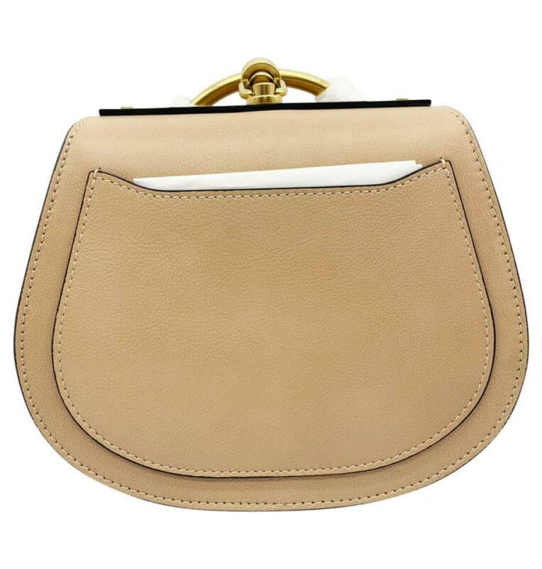 Chloé Crossbody Nile Small Bracelet Beige Leather Shoulder Bag