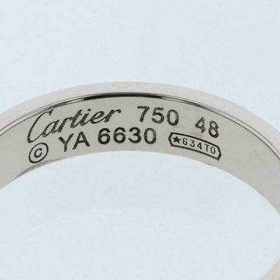 Cartier White Gold Mini Love Eu Size 48 Ring