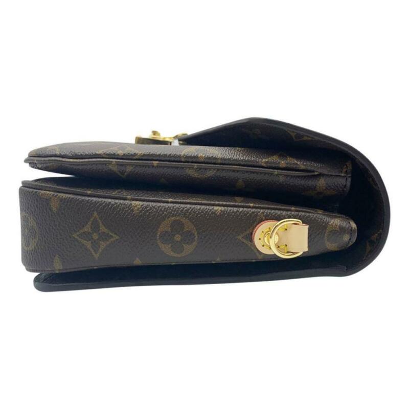Louis Vuitton Pochette Metis Brown Monogram Canvas Shoulder Bag