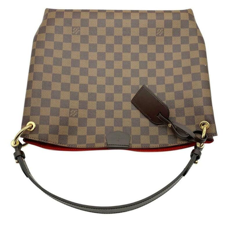 Louis Vuitton Graceful Pm 2019 Brown Damier Ébène Canvas Hobo Bag