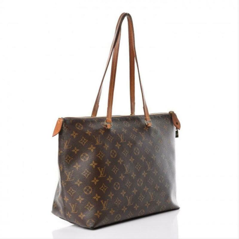 Louis Vuitton Iena Mm Brown Monogram Canvas Tote