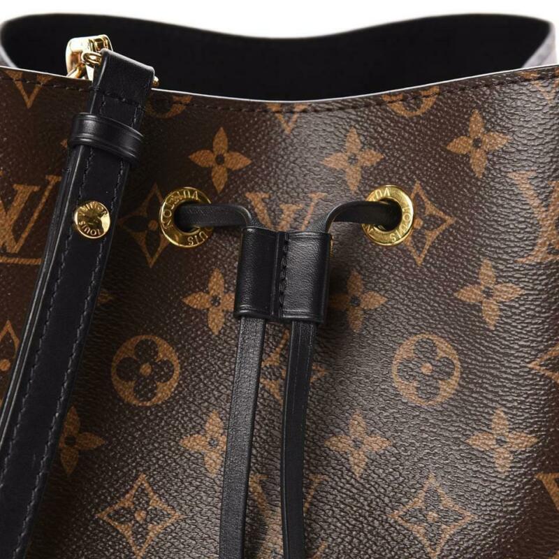 Louis Vuitton Neonoe Noir Black Monogram Canvas Shoulder Bag