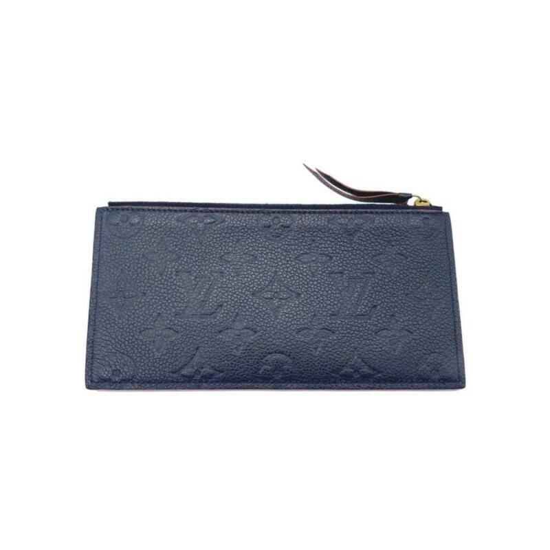 Louis Vuitton Pochette Felicie Zippered Insert and Card Holder Marine Rouge Blue