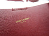 Saint Laurent Monogram Shopping Pallisandre Lacquer Red Leather Tote
