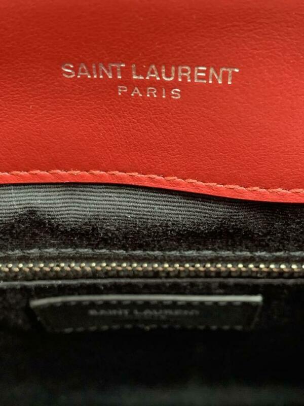 Saint Laurent Monogram Loulou Calfskin Matelasse Medium Monogram Chain Satchel
