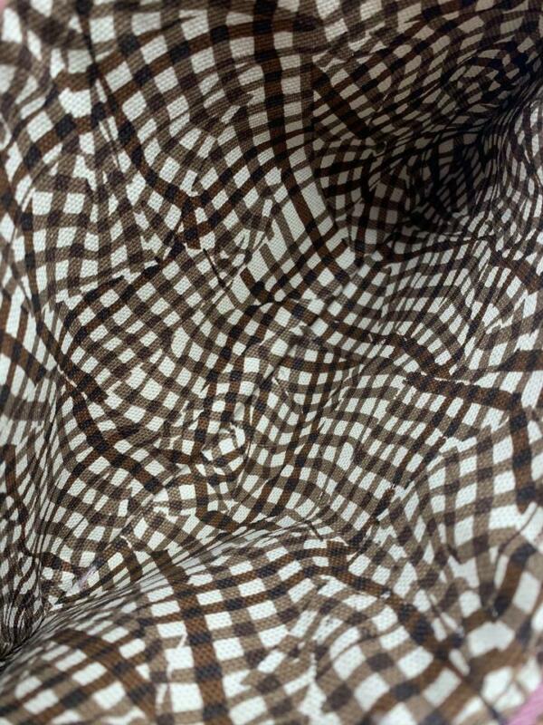 MCM Medium Anya Diamond Visetos Shopper Pale Light Pink Coated Canvas Tote