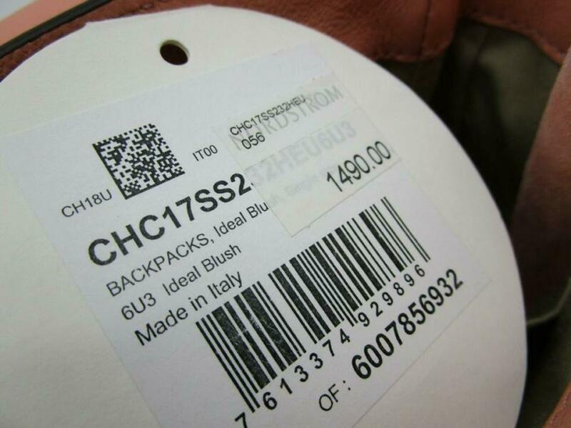 Chloé Faye New Ideal Blush Pink Suede Leather Backpack