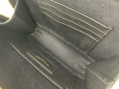 Saint Laurent Belt Vicky Quilted Black Leather Messenger Bag
