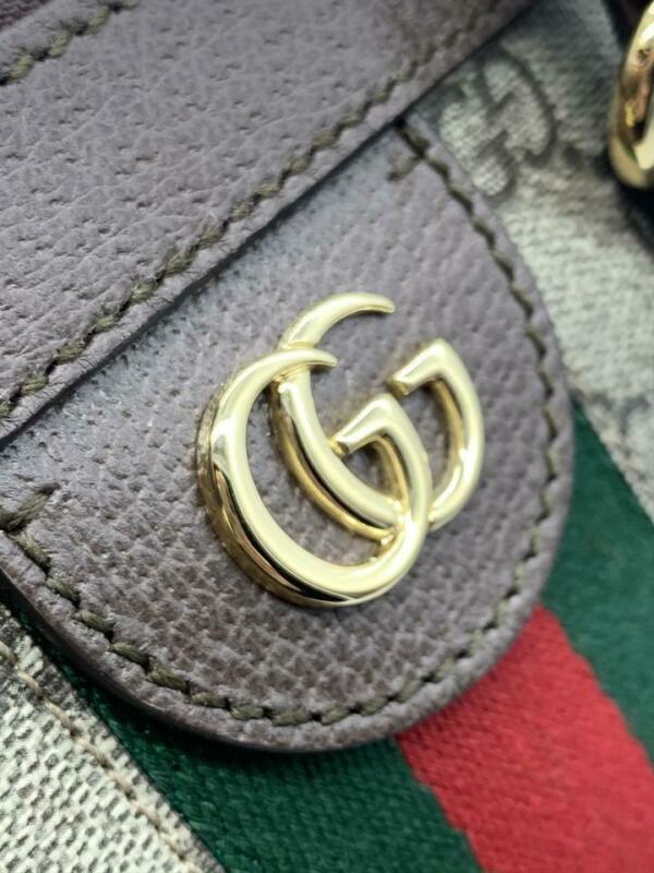 Gucci Bag Ophidia Small Brown Gg Supreme Canvas Tote