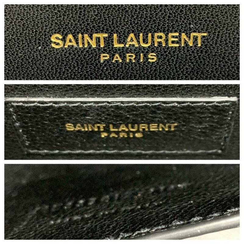 Saint Laurent Vicky Medium Quilted Black Lambskin Leather Shoulder Bag