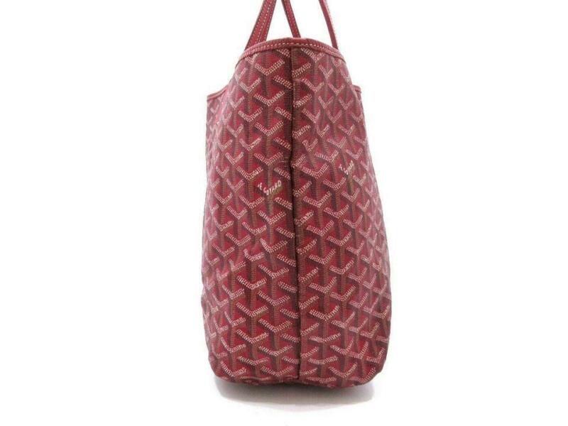Goyard Saint Louis Pm with Pouch Special Edition Red Coated Canvas Tote