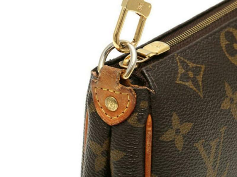 Louis Vuitton Pochette Eva Brown Monogram Canvas Cross Body Bag