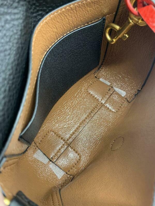 Tory Burch Crossbody Perry Black Calfskin Leather Shoulder Bag