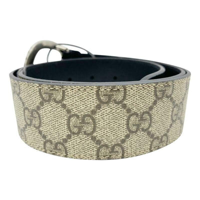 Gucci Black Dionysus Printed Coated-canvas and Suede Size 80 Belt