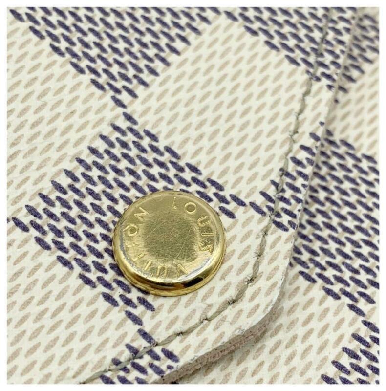 Louis Vuitton Pochette Felicie Chain Rose Ballerine White Damier Azur Canvas Cro