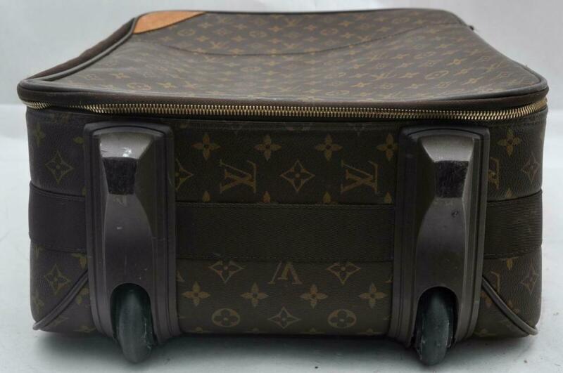 Louis Vuitton Pegase 55 Carry On Suitcase Brown Monogram Canvas Weekend/Travel