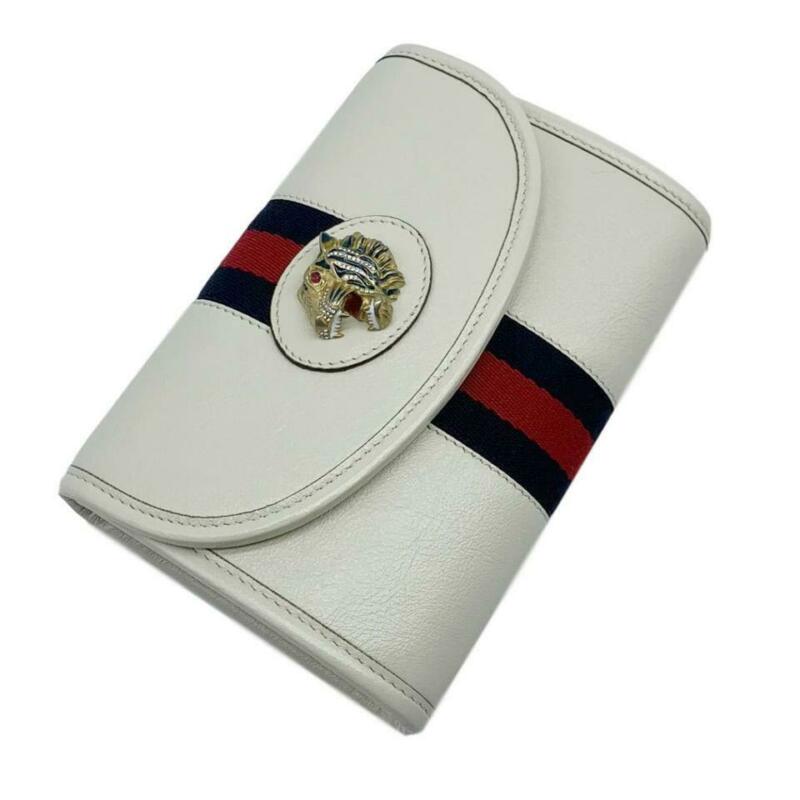 Gucci Shoulder Mini Rajah White Leather Cross Body Bag