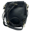 Chloé Faye Small Suede and Calfskin Black Leather Backpack