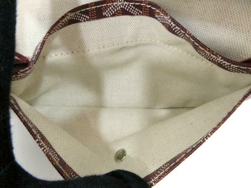 Goyard Saint Louis Pm Bordeaux Special Edition Red Coated Canvas Tote