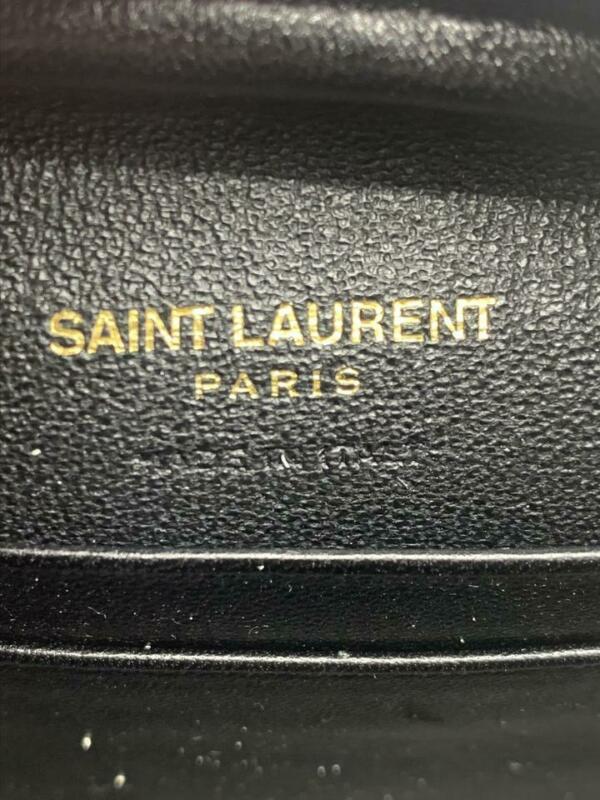 Saint Laurent Ysl Monogram Metallic Blogger Tassel Gold Leather Cross Body Bag