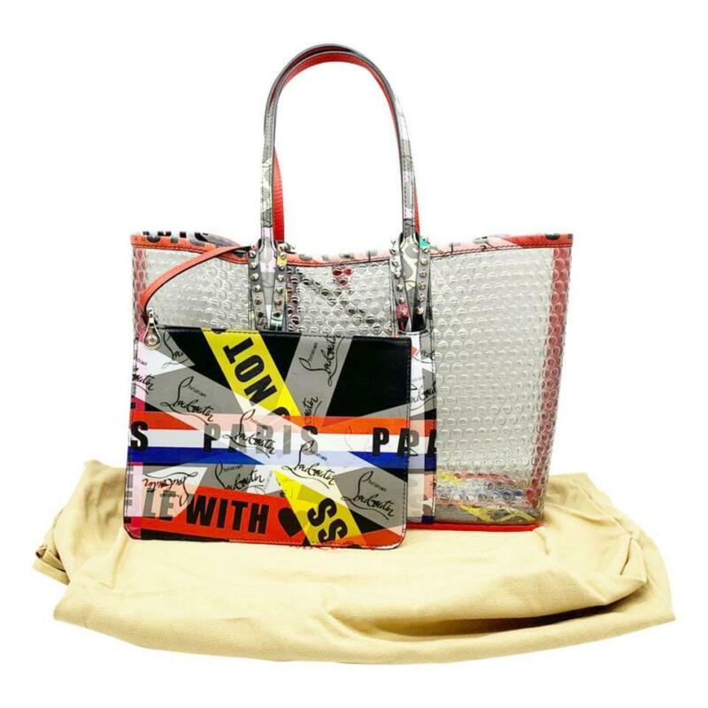 Christian Louboutin Small Cabata Red Pvc Tote