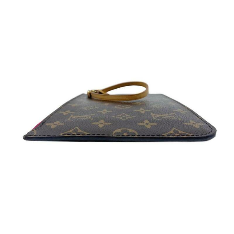 Louis Vuitton Neverfull Pochette Mm Gm Pivoine Pink Brown Monogram Canvas