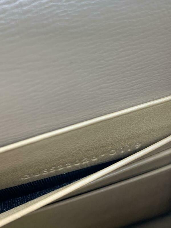 Saint Laurent Wallet on Chain Sunset Ysl Monogram Beige Leather Shoulder Bag