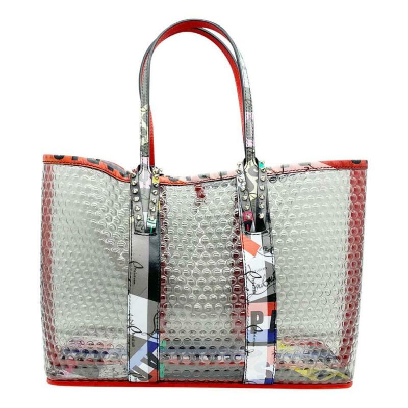 Christian Louboutin Small Cabata Red Pvc Tote