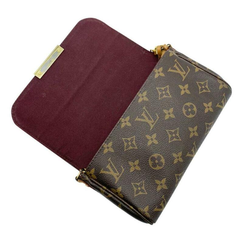 Louis Vuitton Favorite Pm Brown Monogram Canvas Cross Body Bag