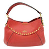 Valentino Small Twinkle Stud Rockstud Red Leather Shoulder Bag