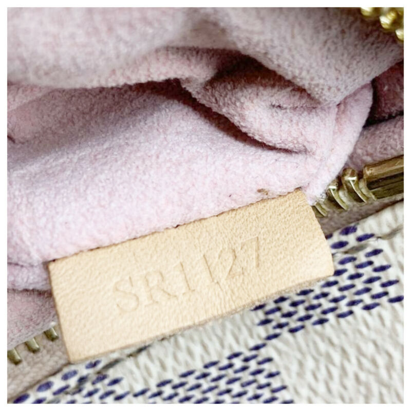 Louis Vuitton Sperone Bb White Damier Azur Canvas Backpack