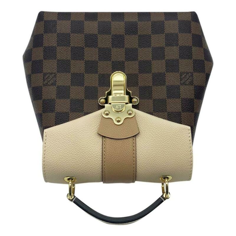 Louis Vuitton Clapton Creme Brown Damier Ébène Canvas Backpack