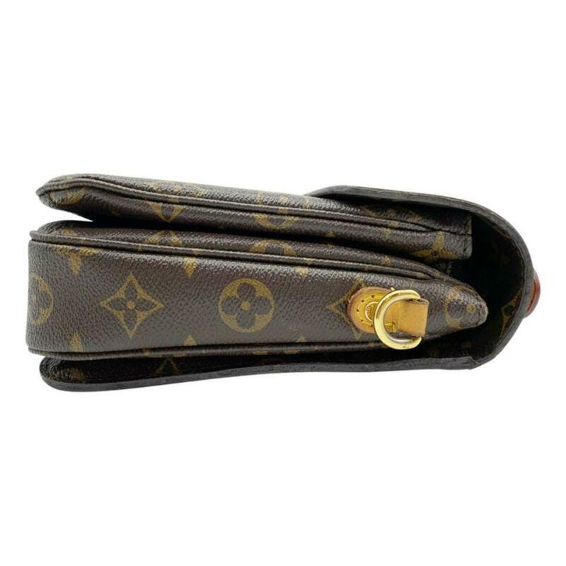 Louis Vuitton Crossbody Pochette Metis Brown Monogram Canvas Shoulder Bag