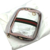 Gucci Ophidia Mini See-through Pvc Camera Pink Plastic Cross Body Bag