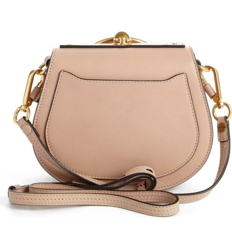 Chloé Crossbody Nile Small Bracelet Beige Leather Shoulder Bag