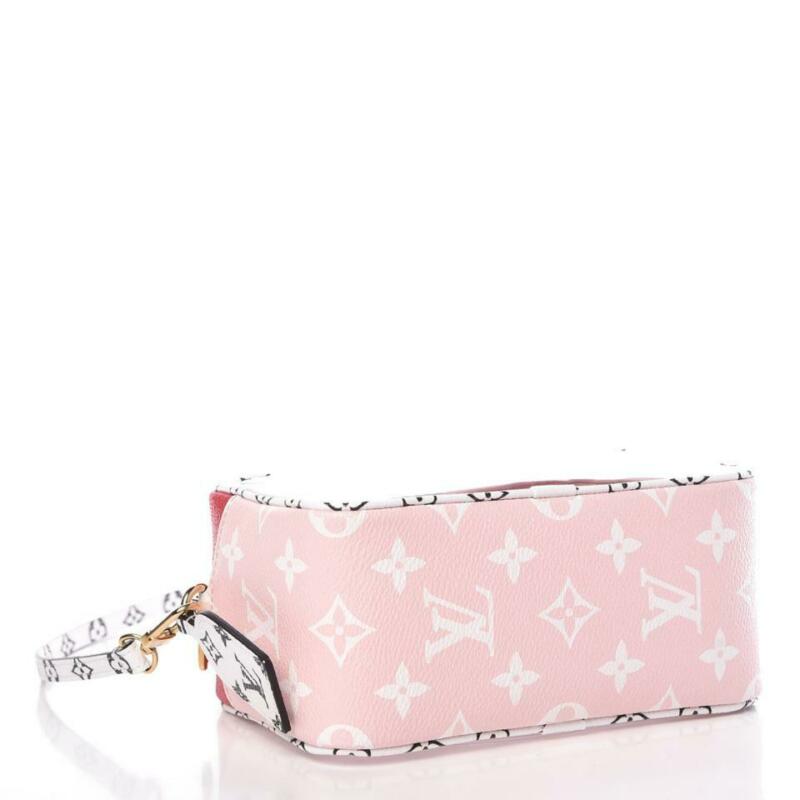 Louis Vuitton Giant Beach Pouch Rouge Pink Monogram Canvas Shoulder Bag