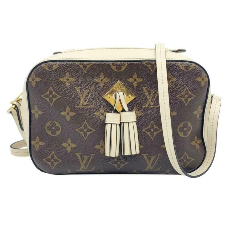 Louis Vuitton Saintonge Monogram Creme Shoulder Bag