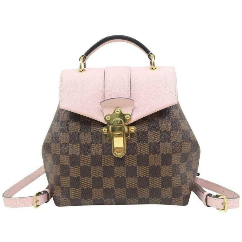 Louis Vuitton Clapton Magnolia Brown Damier Ébène Canvas Backpack Louis Vuitton Clapton Magnolia Brown Damier Ébène Canvas Backpack