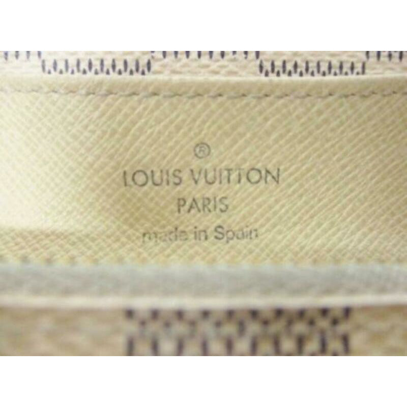 Louis Vuitton White Emilie Damier Azur Wallet
