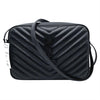 Saint Laurent Camera Crossbody Lou Medium Monogram Ysl Calf Black Leather Shoulder Bag