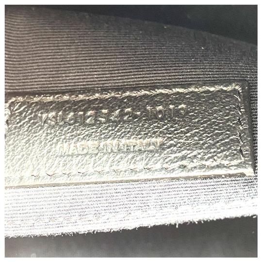 Saint Laurent Camera Lou Medium Smooth Monogram Burgundy Red Leather Cross Body Bag