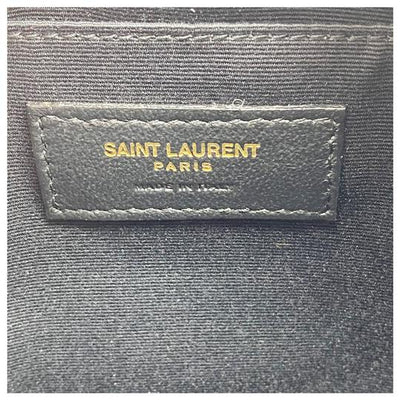 Saint Laurent Camera Lou Medium Smooth Monogram Burgundy Red Leather Cross Body Bag