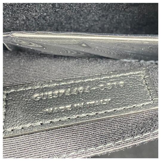 Saint Laurent Camera Lou Medium Smooth Monogram White Leather Cross Body Bag