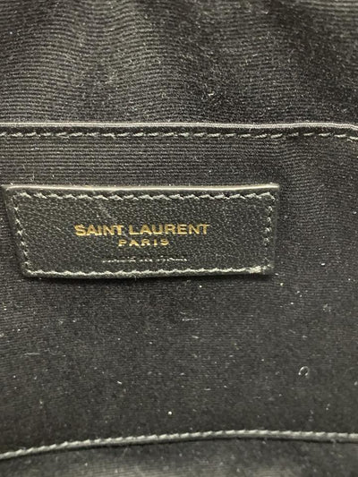 Saint Laurent Beige Monogram All Over Canvas Shoulder Bag – Luxie Club