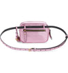 Saint Laurent Camera Monogram Loulou Belt Lou Metallic Calfskin with Tassel Pink Leather Messenger Bag