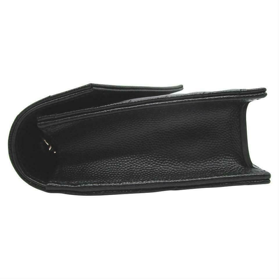 Saint Laurent Chain Wallet Envelope Woc Monogram Black Leather Cross Body Bag